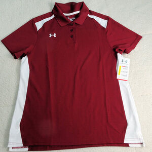 NWT Under Armour Heatgear Loose Polo Shirt Large